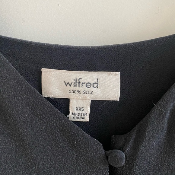 Wilfred Button-Up Camisole 100% Silk - Picture 3 of 3